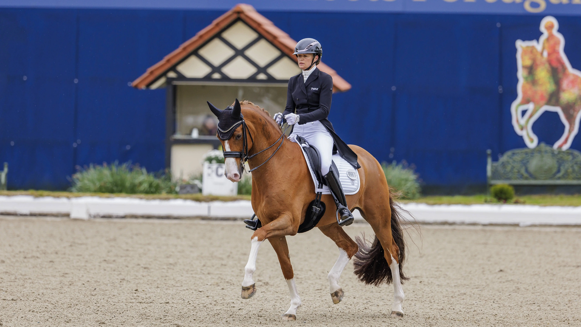 Jessica Michel-Botton à cheval